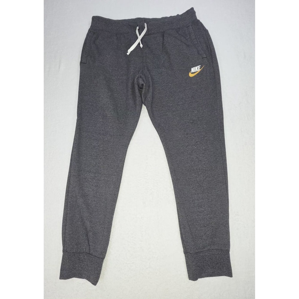Nike Men's Dark Gray Sweatpants XL Logo Zip Pocket